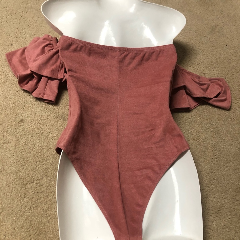 Charlotte Russe Stretch Knit Bodysuit SIZE S - Picture 6 of 6
